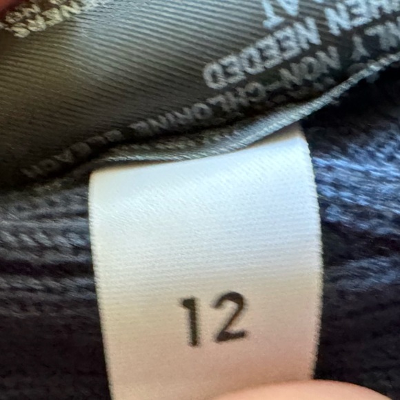 Mame Kurogouchi pants capri blue stretch small medium blue stretch - Picture 5 of 6